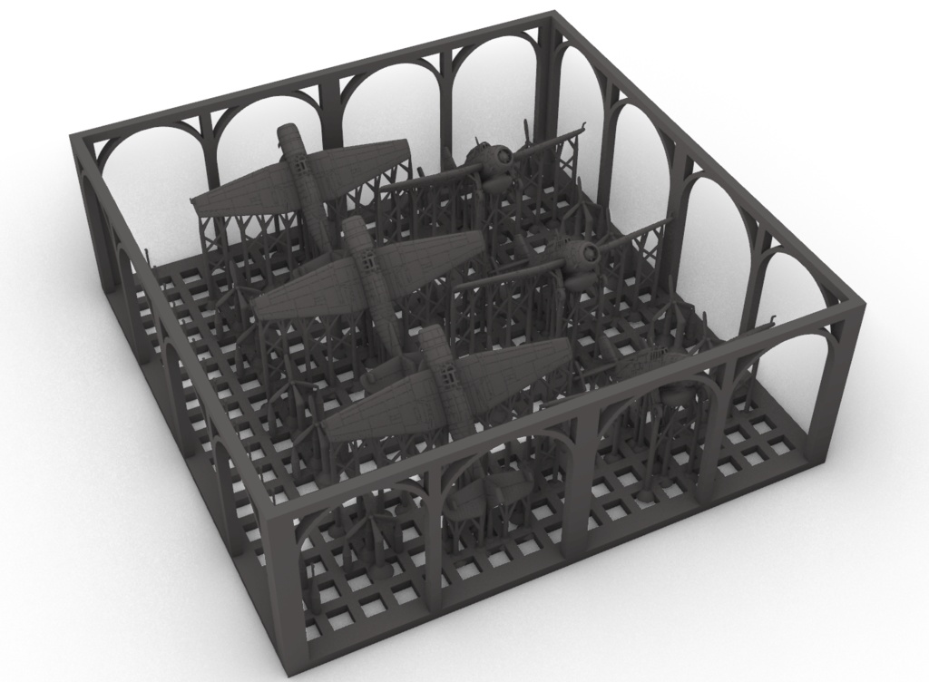 1/700 TBM-3W アヴェンジャー (翼展開状態)