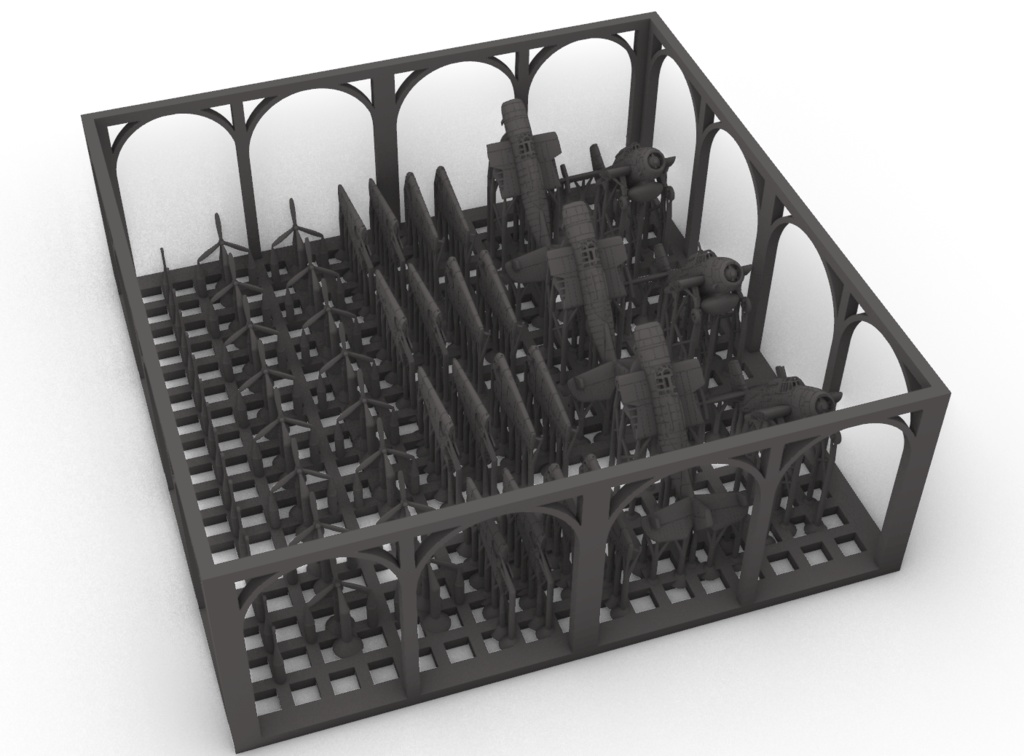 1/700 TBM-3W アヴェンジャー (翼畳んだ状態)