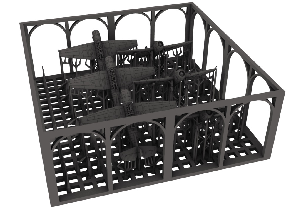 1/700 TBM-3S アヴェンジャー (翼展開状態)