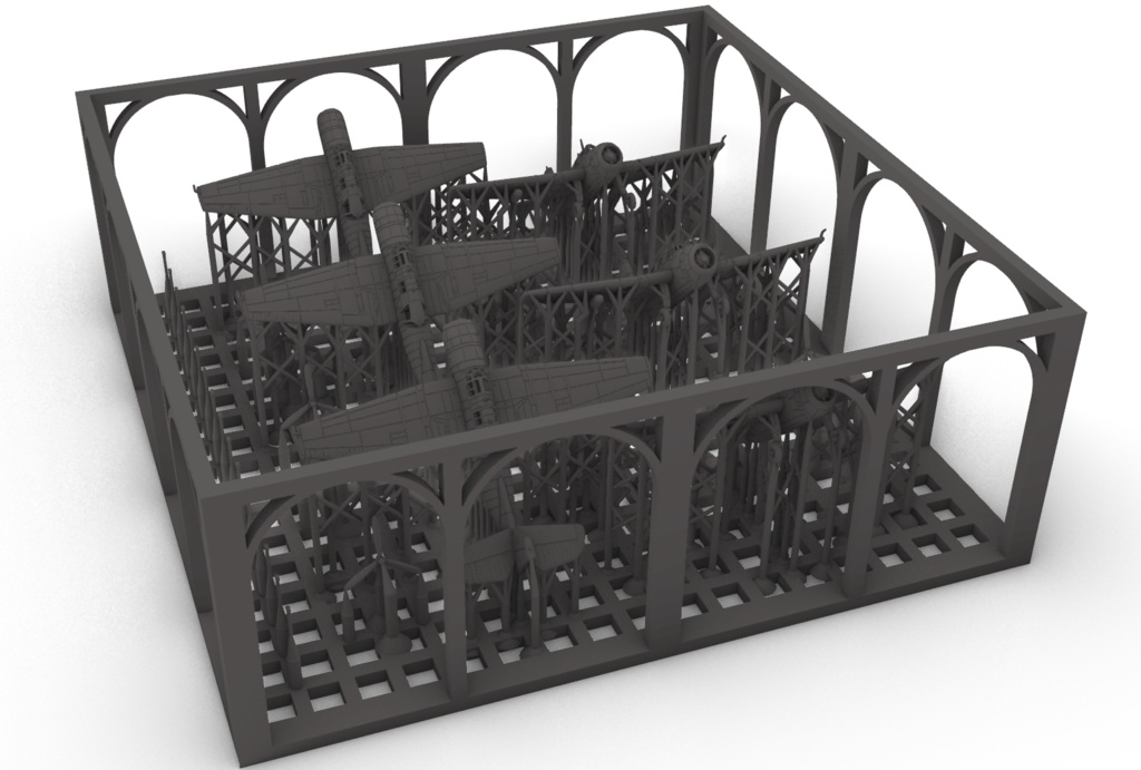 1/700 TBM-3S2 アヴェンジャー (翼展開状態)