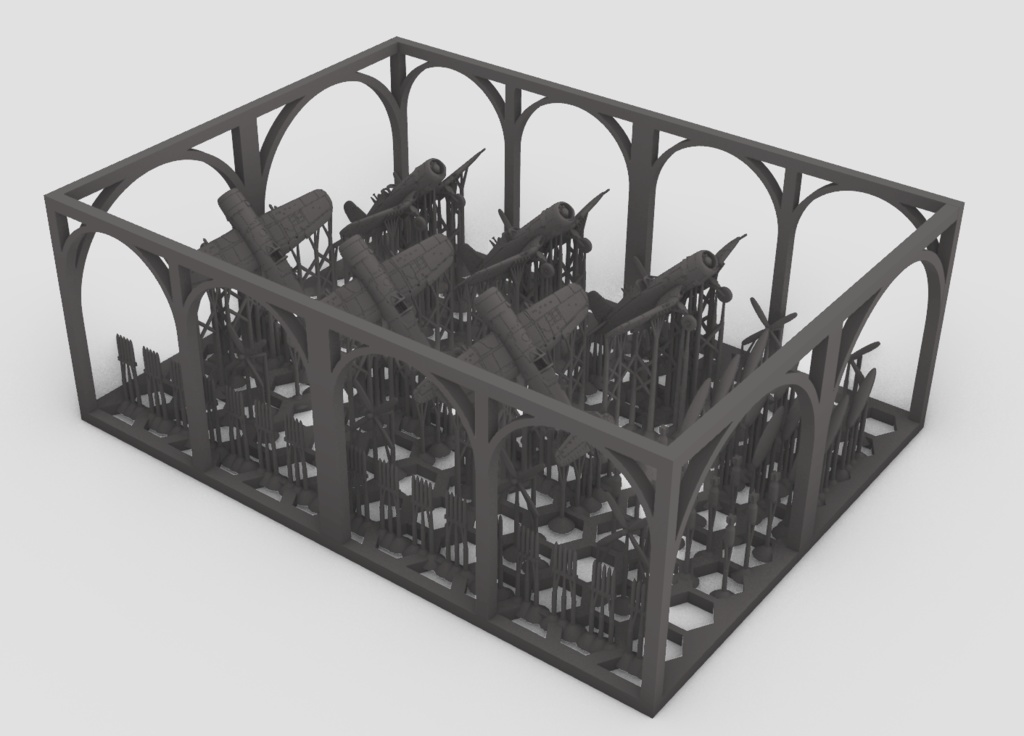 1/700 F4U-7 コルセア (翼展開状態)