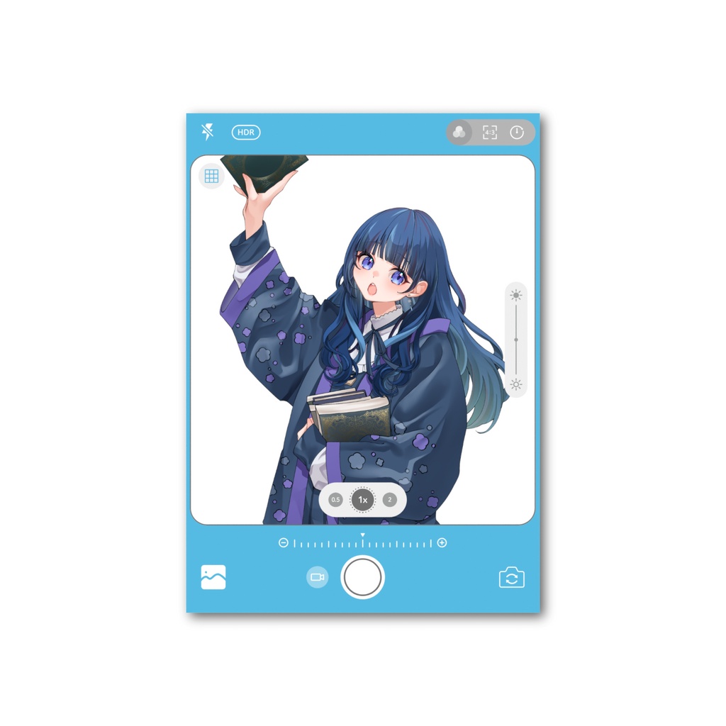 奏雪村フォト風カード