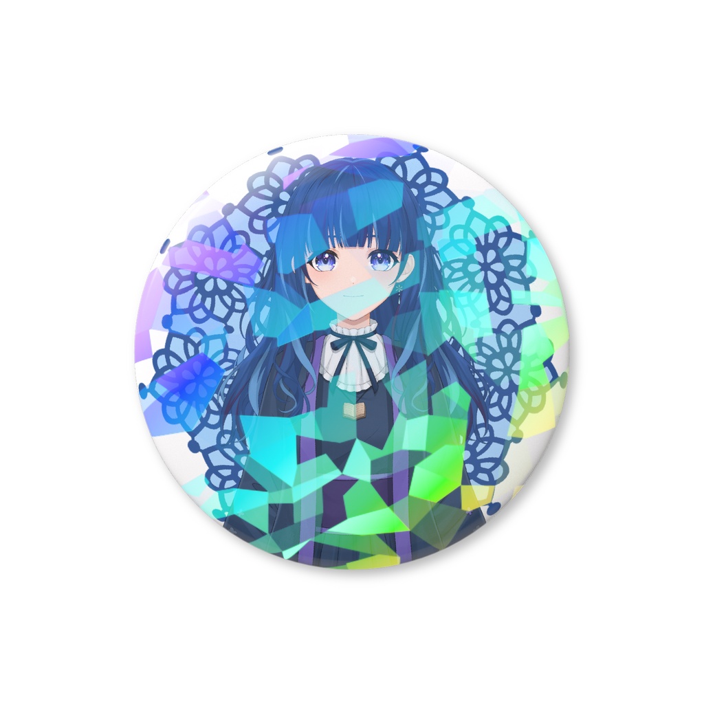 奏雪村ホログラム缶バッジ(デフォルトVer.)