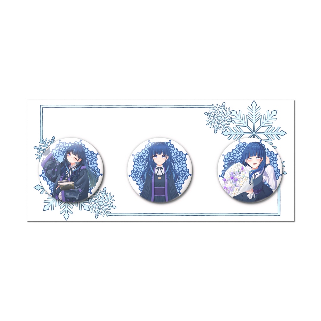【Half Anniversaryグッズ】奏雪村缶バッジセット