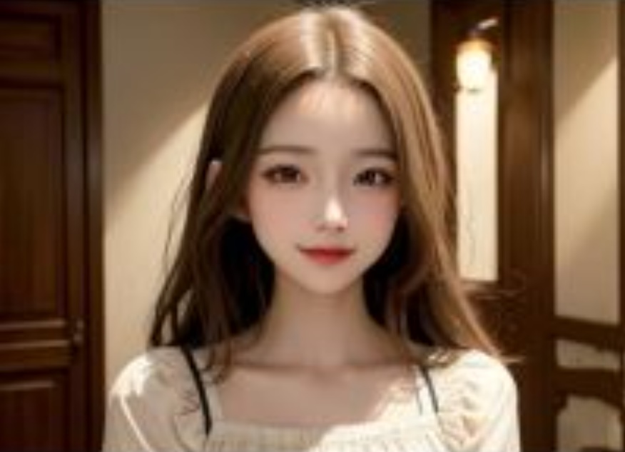 AI彼女~モデル写真集《白いブラウスを着たお嬢様編》