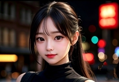 AI彼女〜モデル写真集《黒髪の清楚系お姉さん編 》