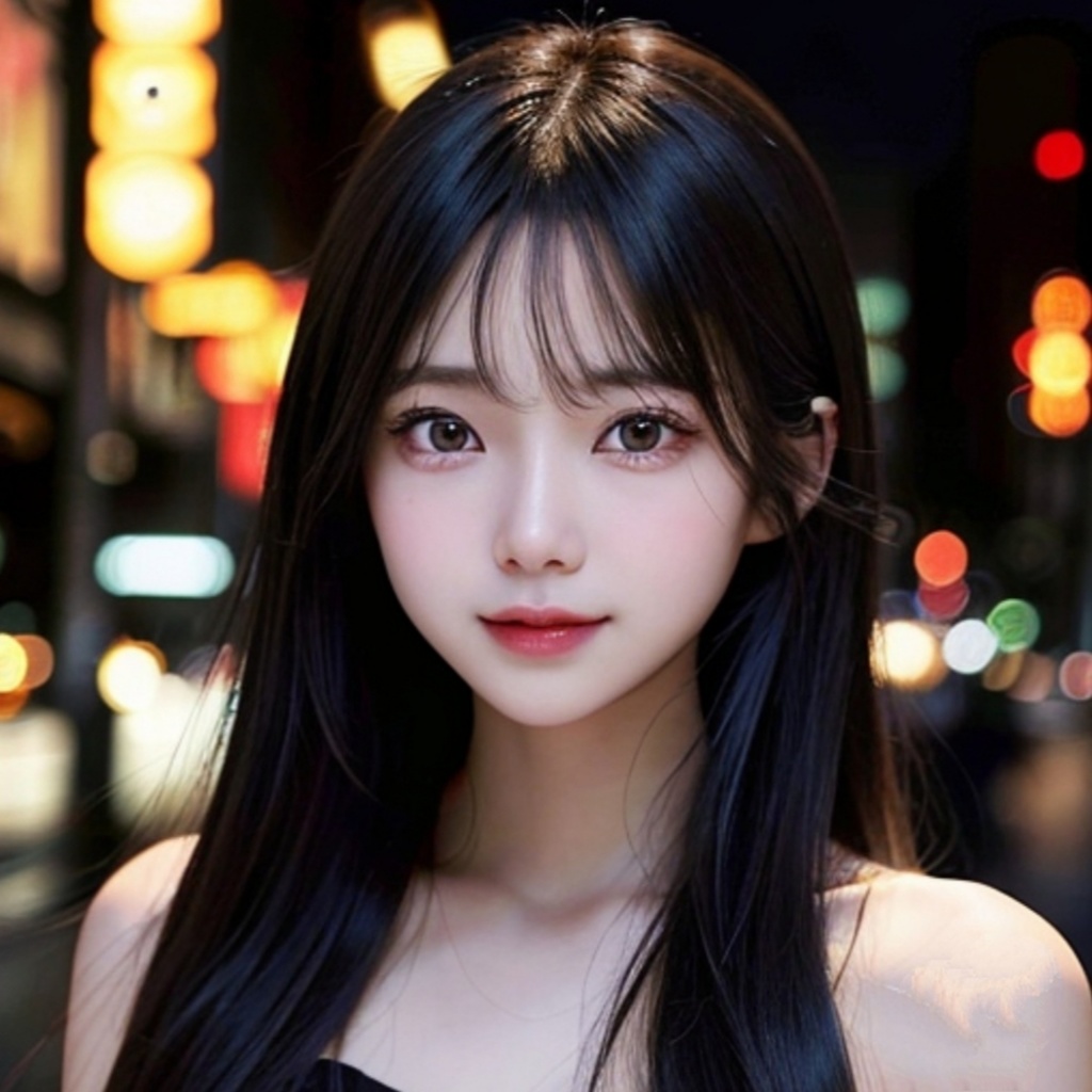 AI彼女〜モデル写真集《黒髪の清楚系お姉さん編 》