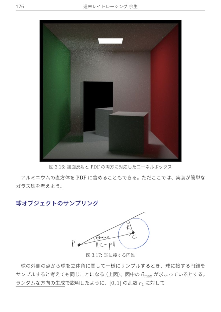 週末レイトレーシング