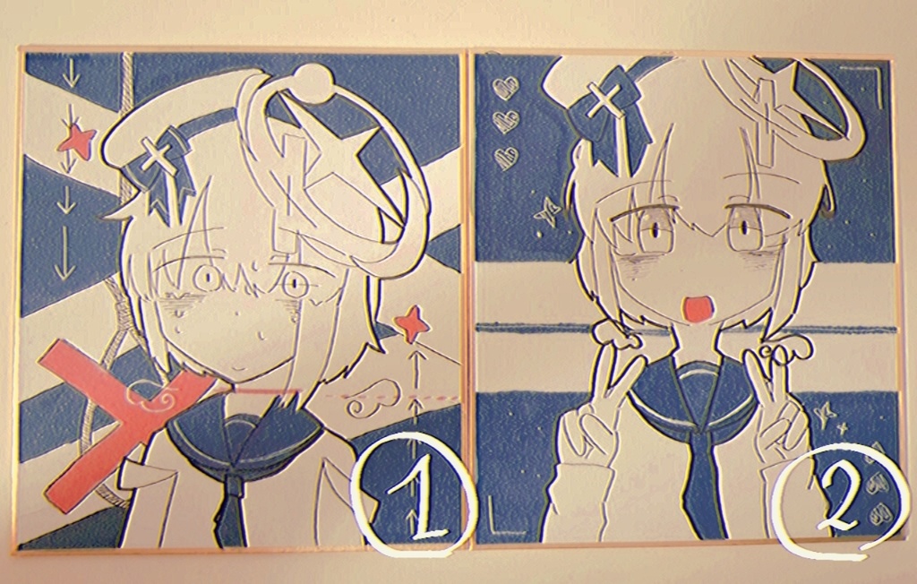 ミニ色紙