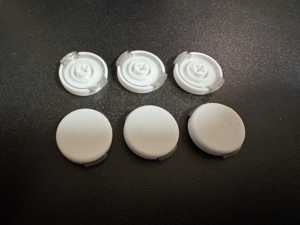 【ver.4】セイミツ Alutimo 24mm 静音化キャップ 6個セット Cherry MX互換用