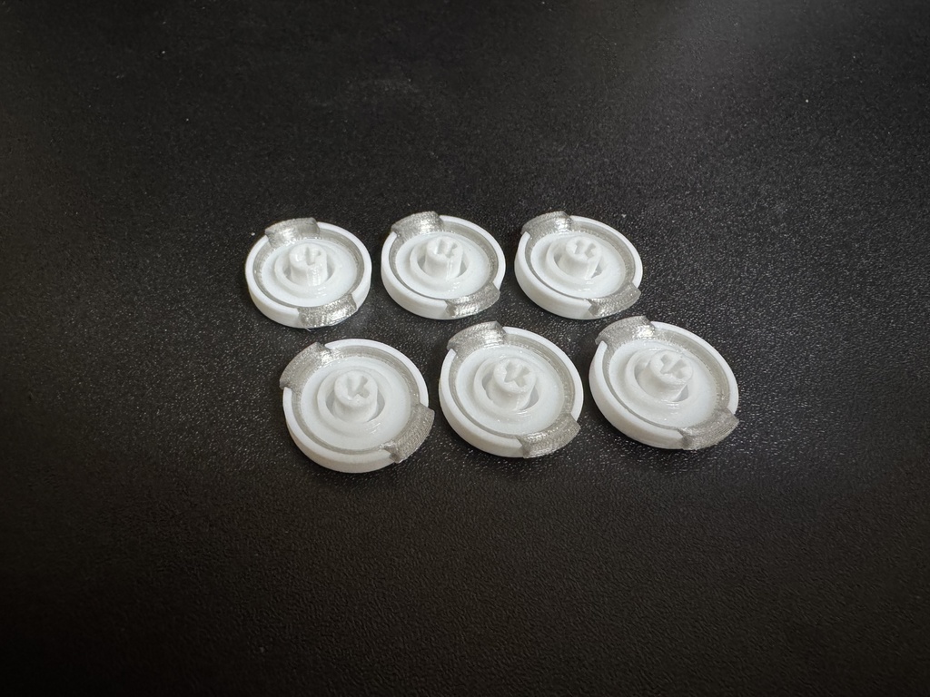 セイミツ Alutimo 24mm 静音化キャップ 6個セット Cherry MX互換用