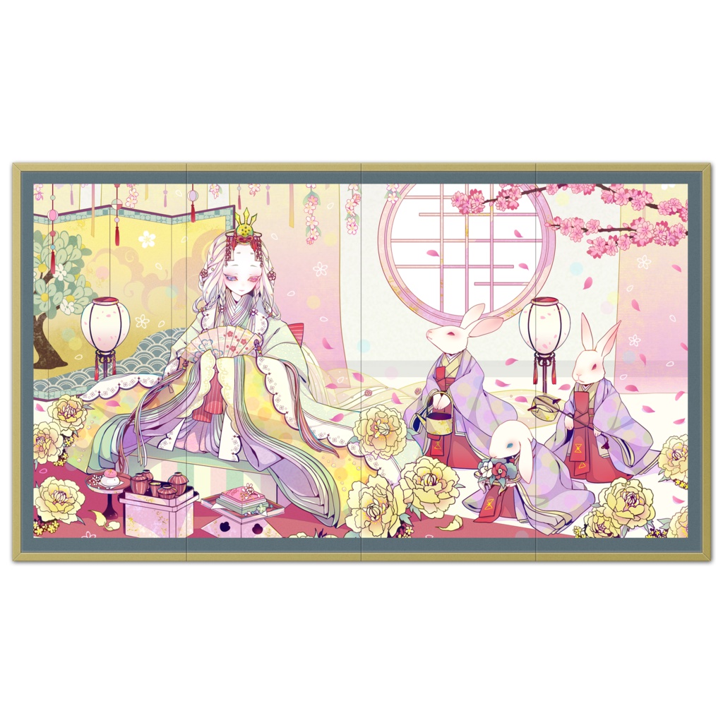 【515M】ひなまつり【屏風】