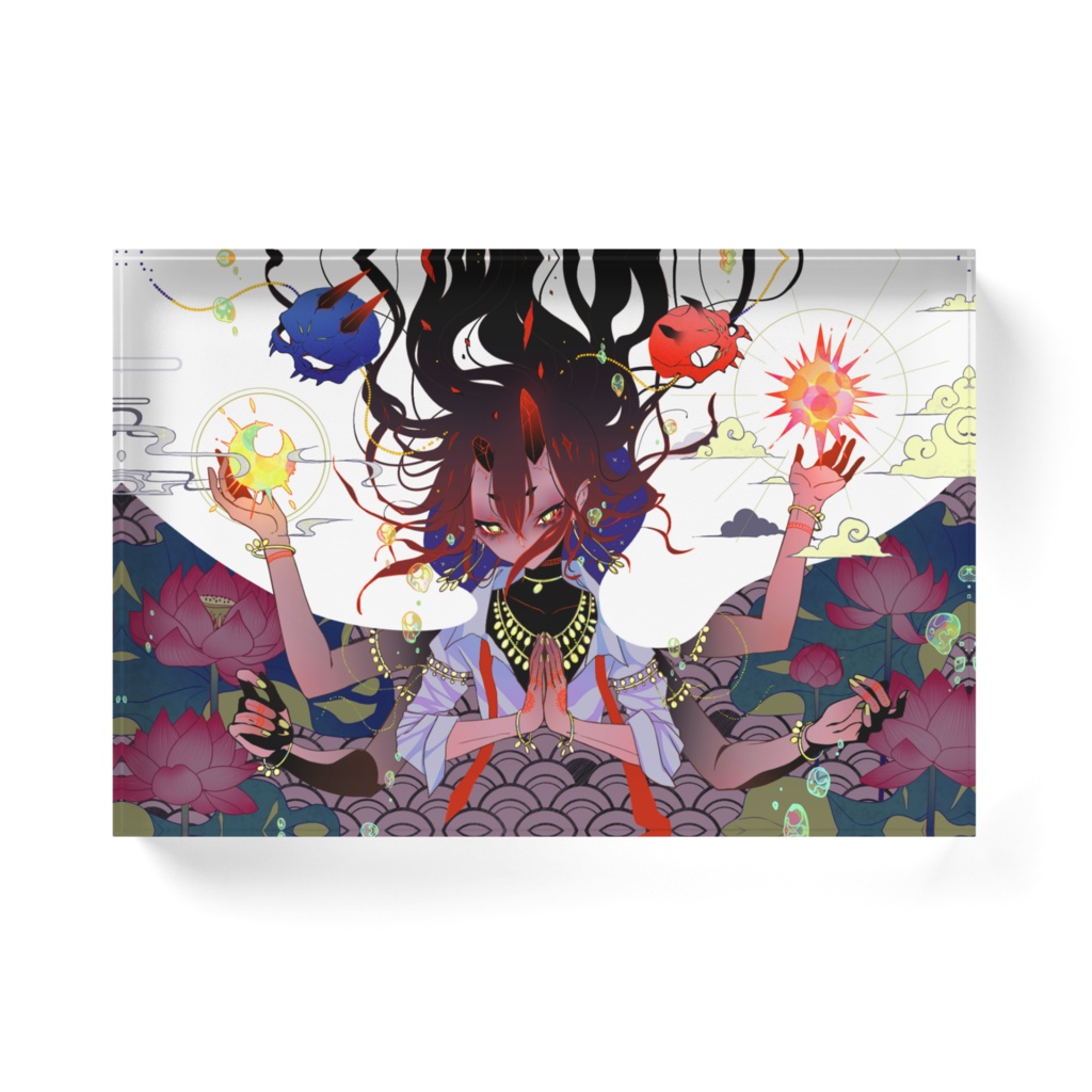 【515M】阿修羅【アクリルブロック】