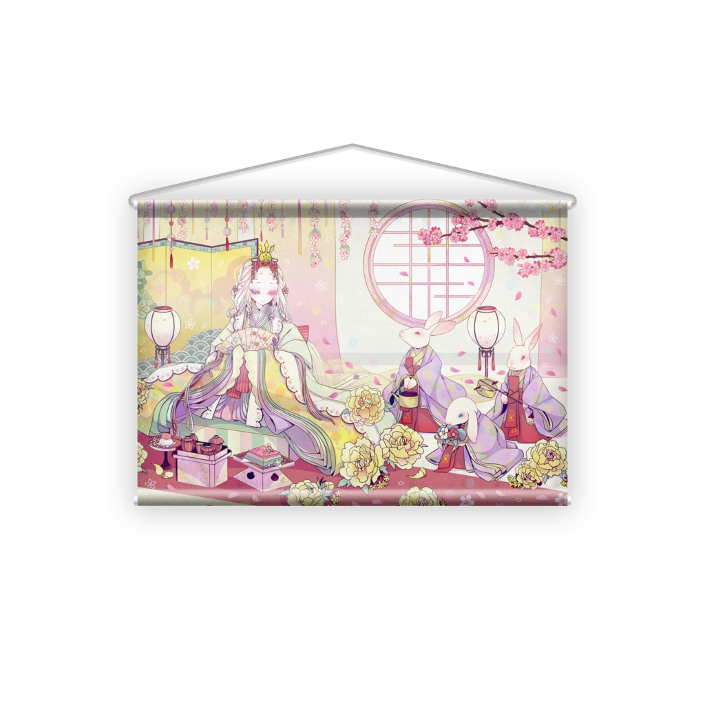 【515M】 ひなまつり タペストリー - B2横