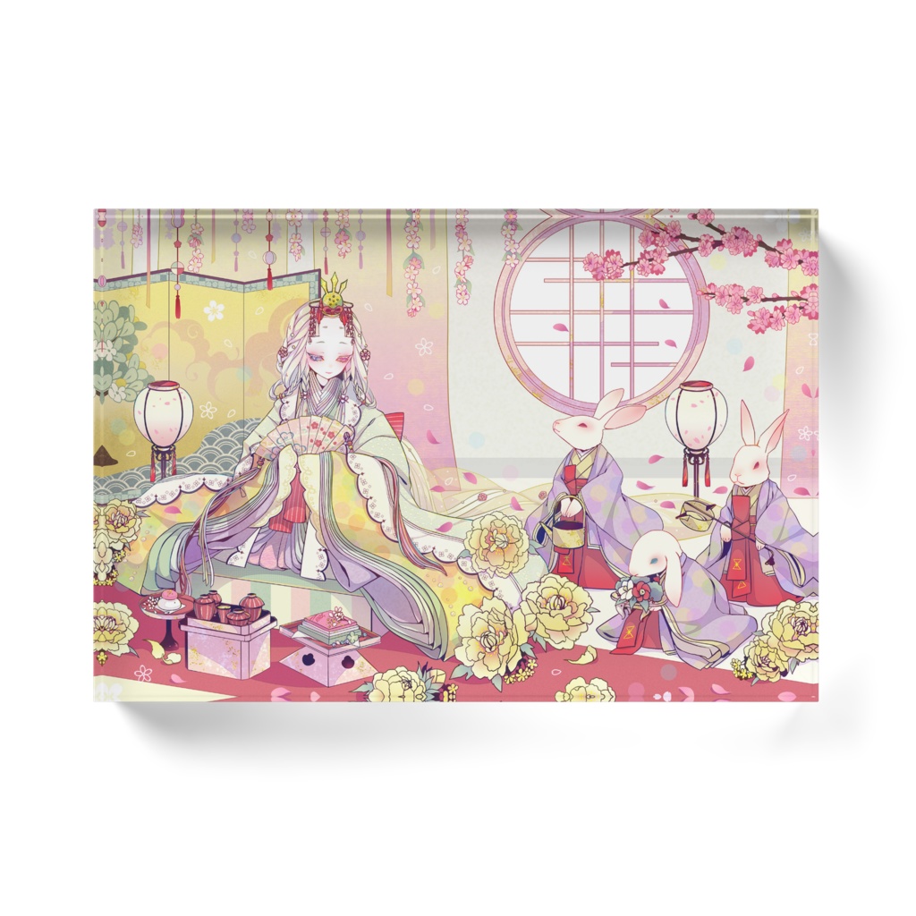 【515M】ひなまつり【アクリルブロック】