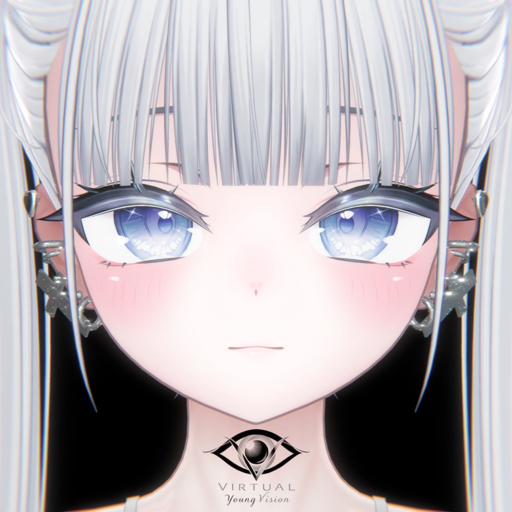 MA対応 【Cross&Heart】 Simple pierce (Earing)