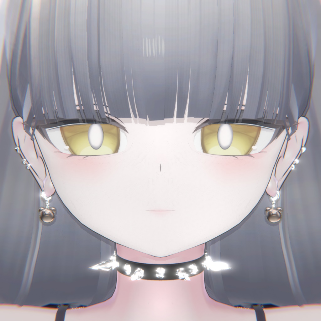 MA対応【Bear&Heart】-VYV Choker and Pierce (Earing)