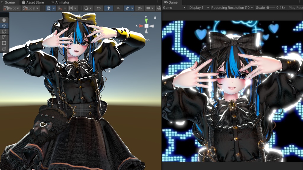 Poiyomi汎用マテリアル設定 (PoiyomiToon Shader Materia lSettings)