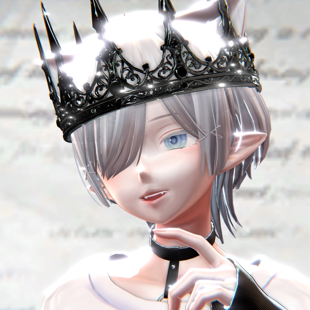 【無料】GOTH SIMPLE CROWN フリーサイズ/Free Size