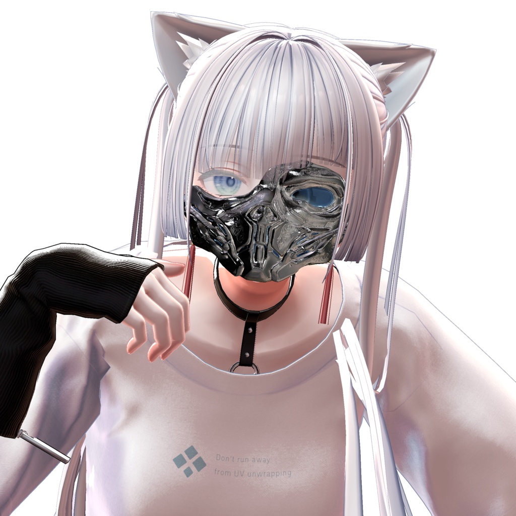 GOTH CYBER MASK/フリーサイズ有