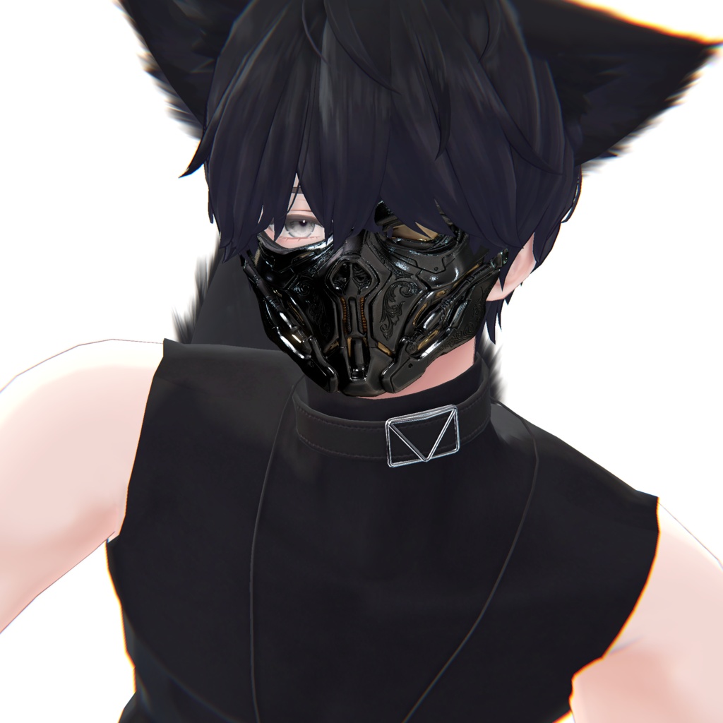 GOTH CYBER MASK/フリーサイズ有