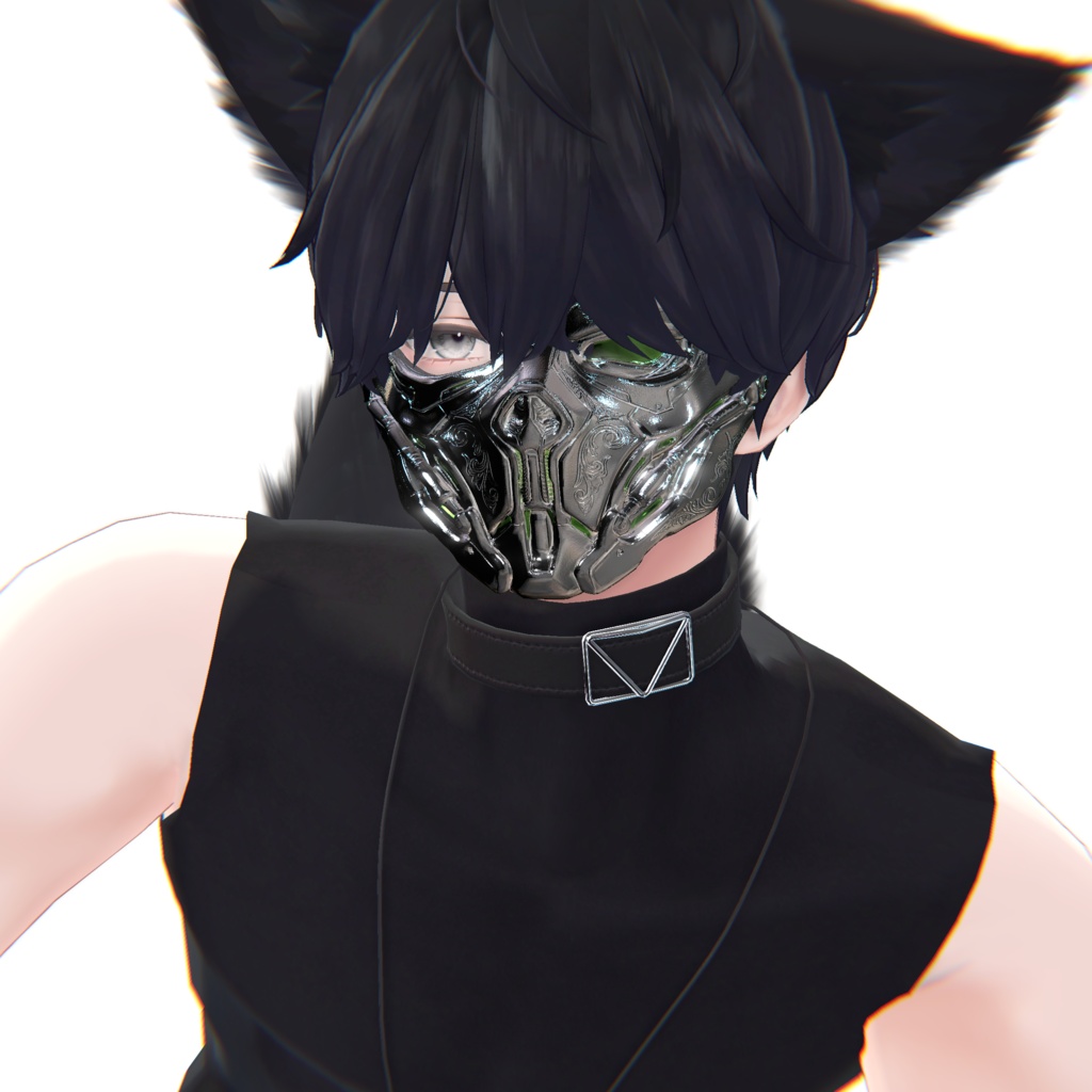 GOTH CYBER MASK/フリーサイズ有
