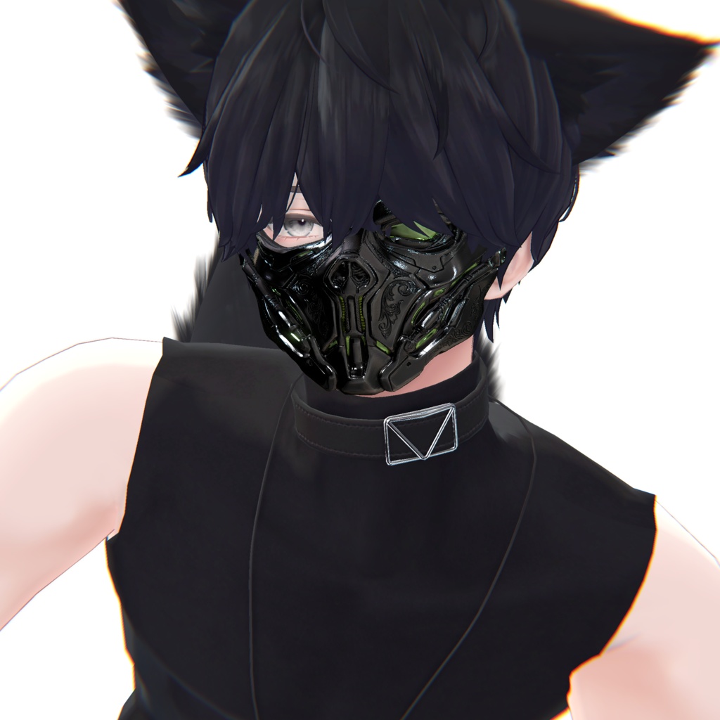 GOTH CYBER MASK/フリーサイズ有