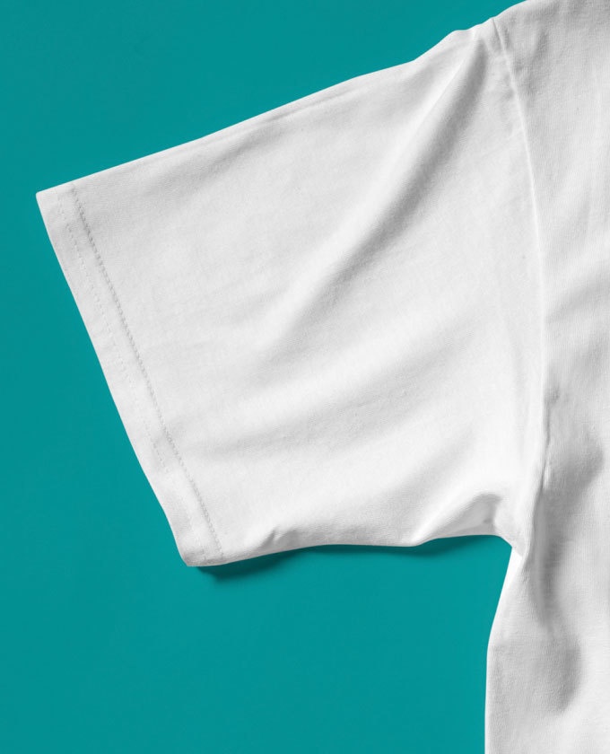 桜 - 手書き書道・CG オリジナルデザイン(Tシャツ 白)さくら Sakura Cherry Blossom