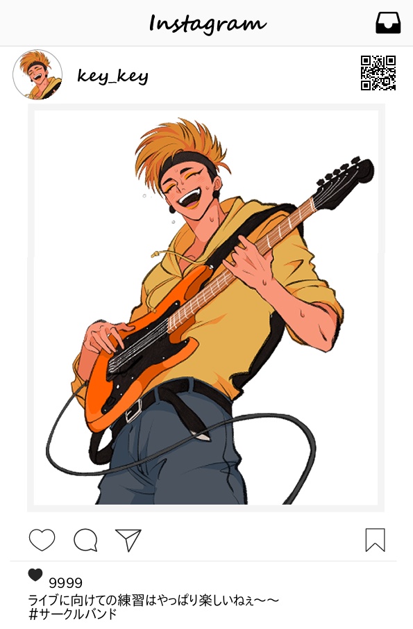 インスタ風アクキー key(ケイ)