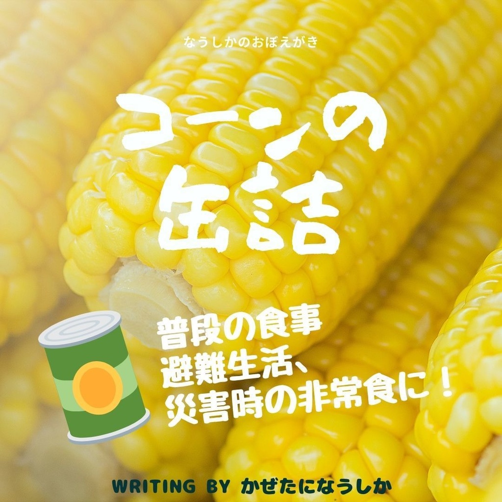 コーンの缶詰〜私が使えるもの
