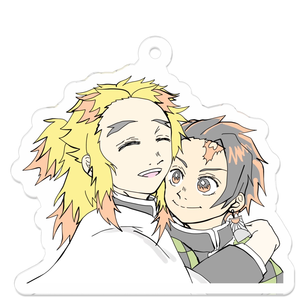煉獄さんと炭治郎キーホルダー