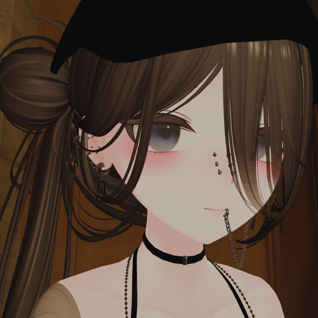 【7Avatars】👿Lip chain & pierce collection👿/リップチェーン&ピアスセット