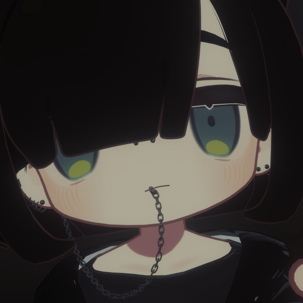 【7Avatars】👿Lip chain & pierce collection👿/リップチェーン&ピアスセット