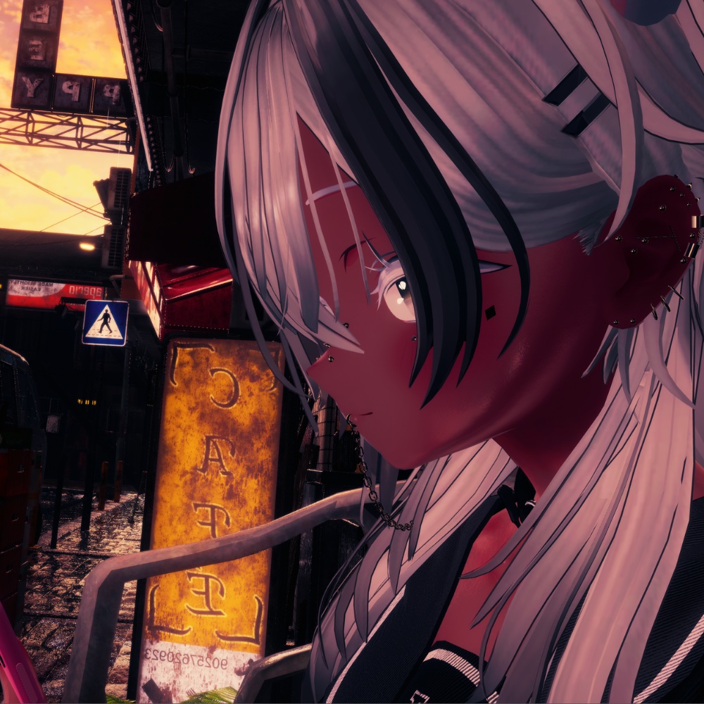 【7Avatars】👿Lip chain & pierce collection👿/リップチェーン&ピアスセット