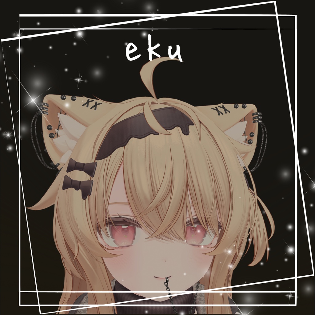 【6avatars】🐺kemomimi pierce🐺/けもみみピアス