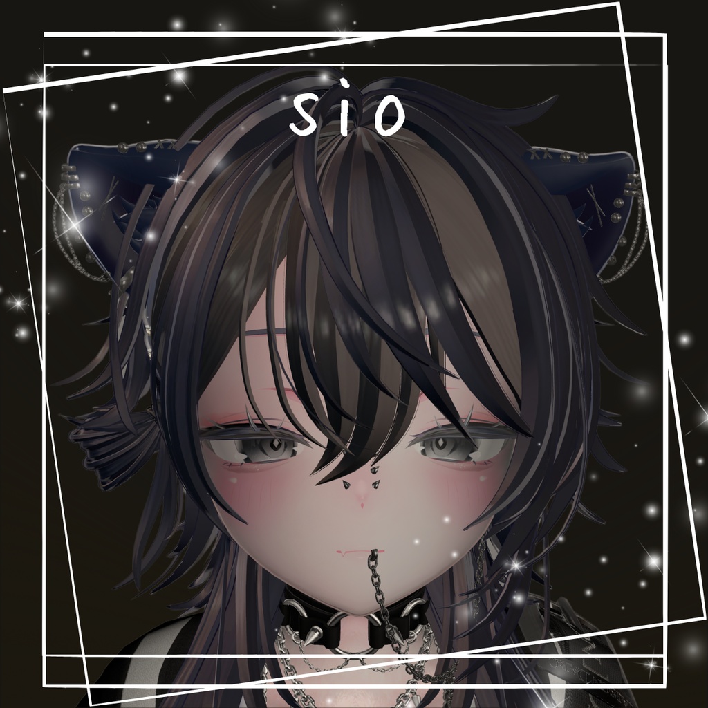 【6avatars】🐺kemomimi pierce🐺/けもみみピアス