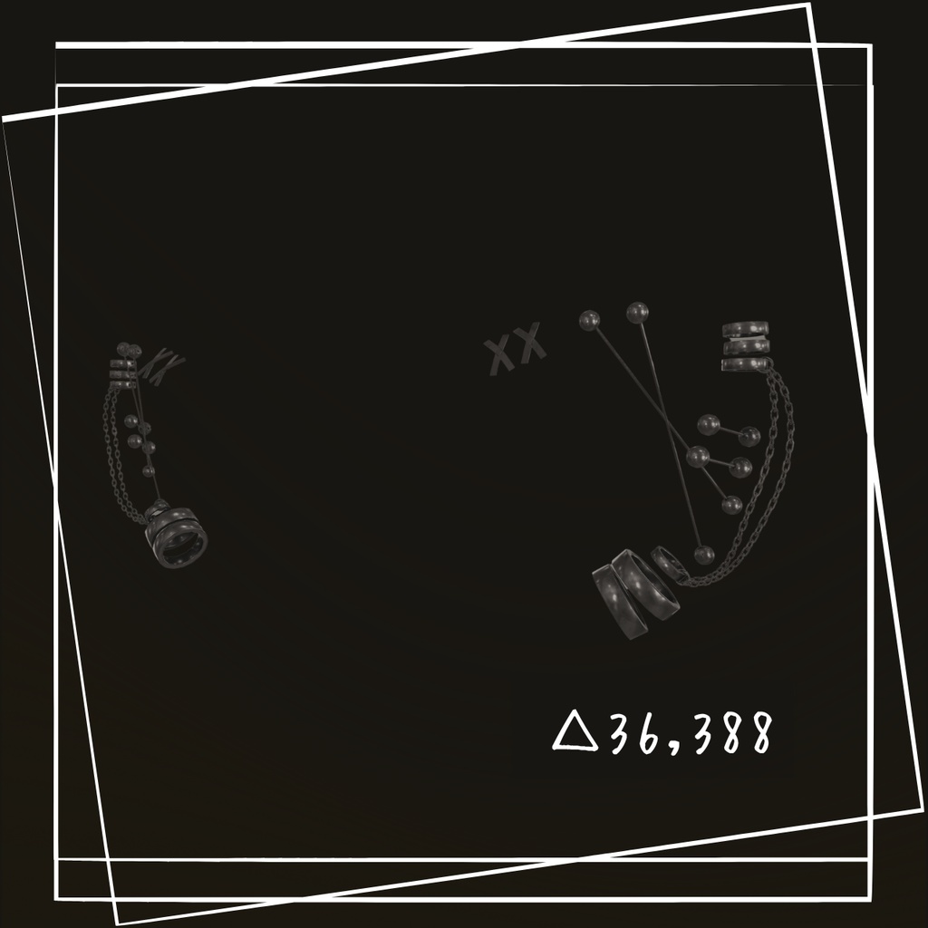 【6avatars】🐺kemomimi pierce🐺/けもみみピアス