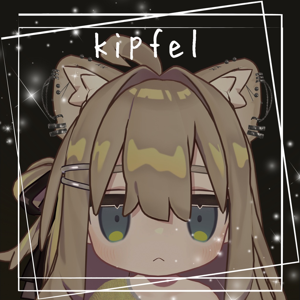 【6avatars】🐺kemomimi pierce🐺/けもみみピアス