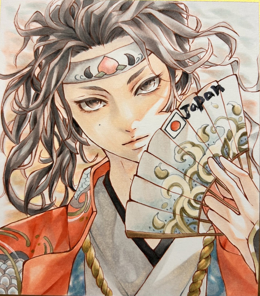 創作イラスト　桃太郎