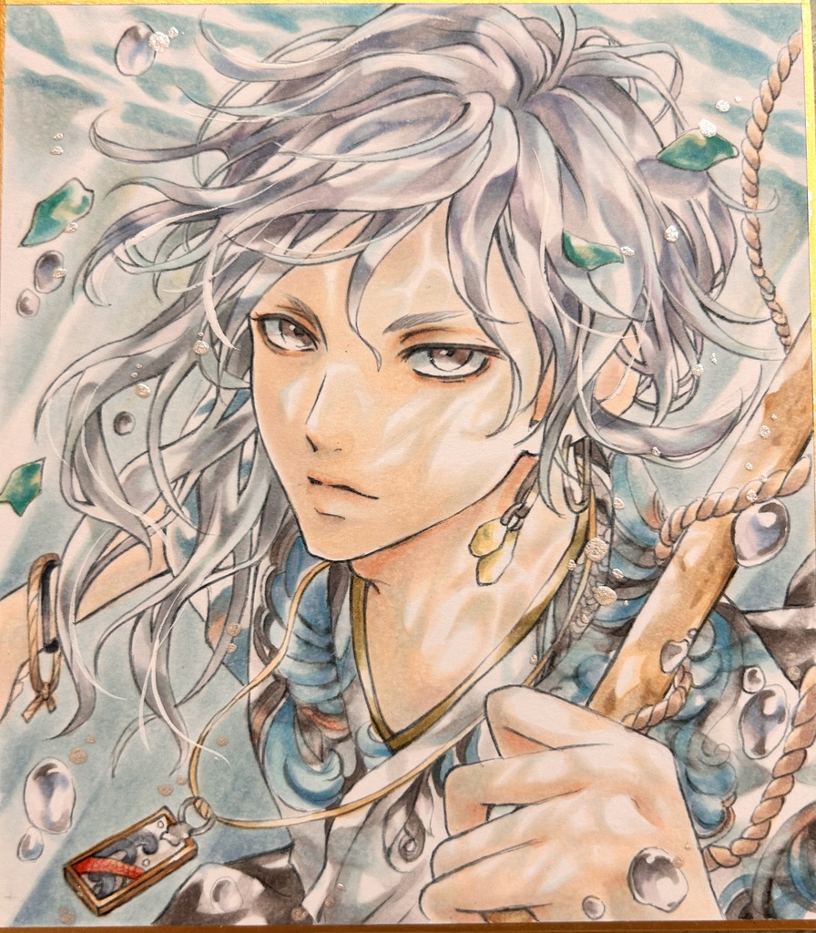 創作イラスト　浦島太郎