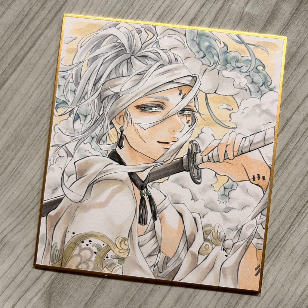 創作イラスト 和男子