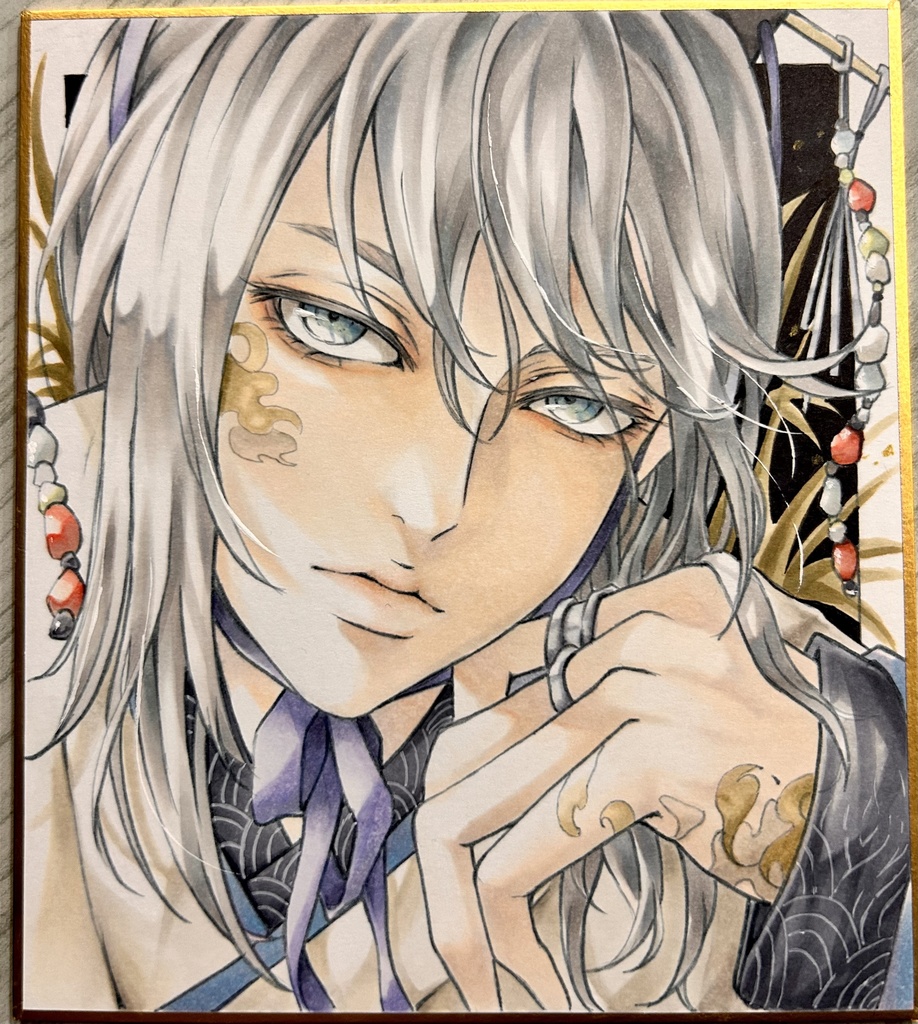 創作イラスト　氷雨