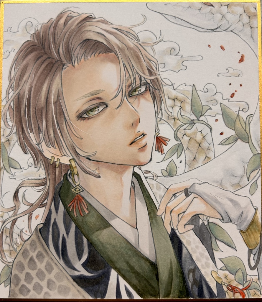 創作イラスト　　巳