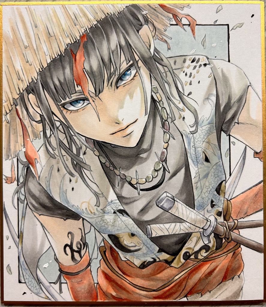 創作イラスト　次男