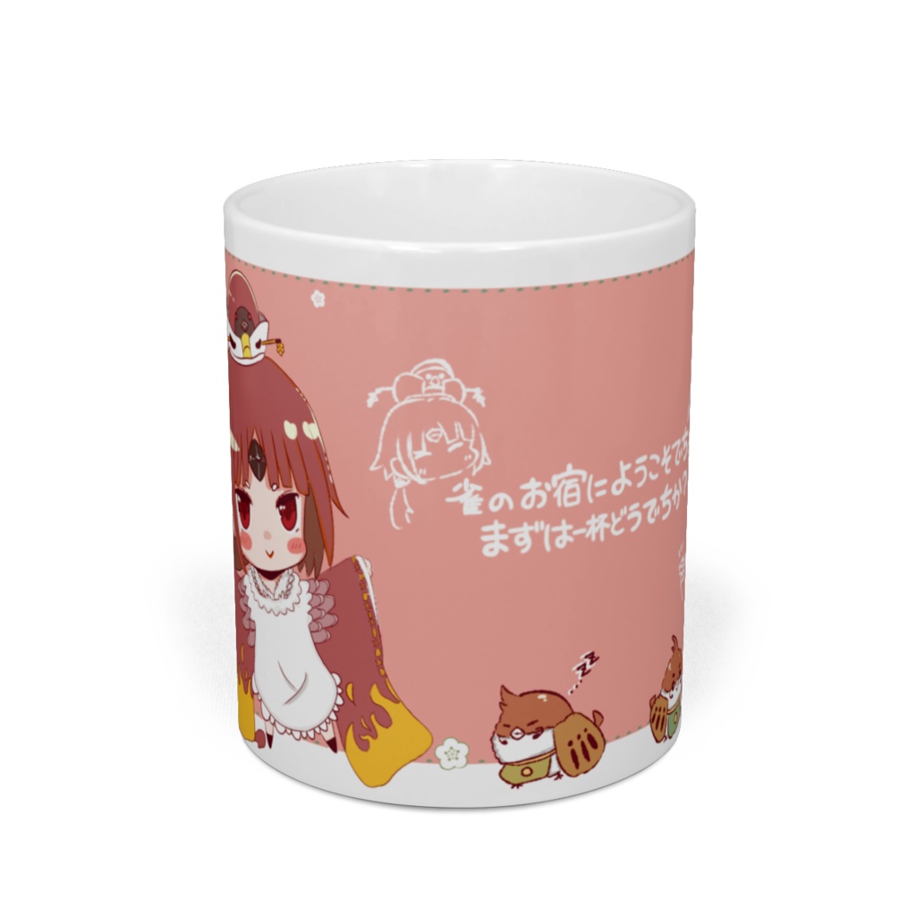 ほっこり紅閻魔のマグカップ