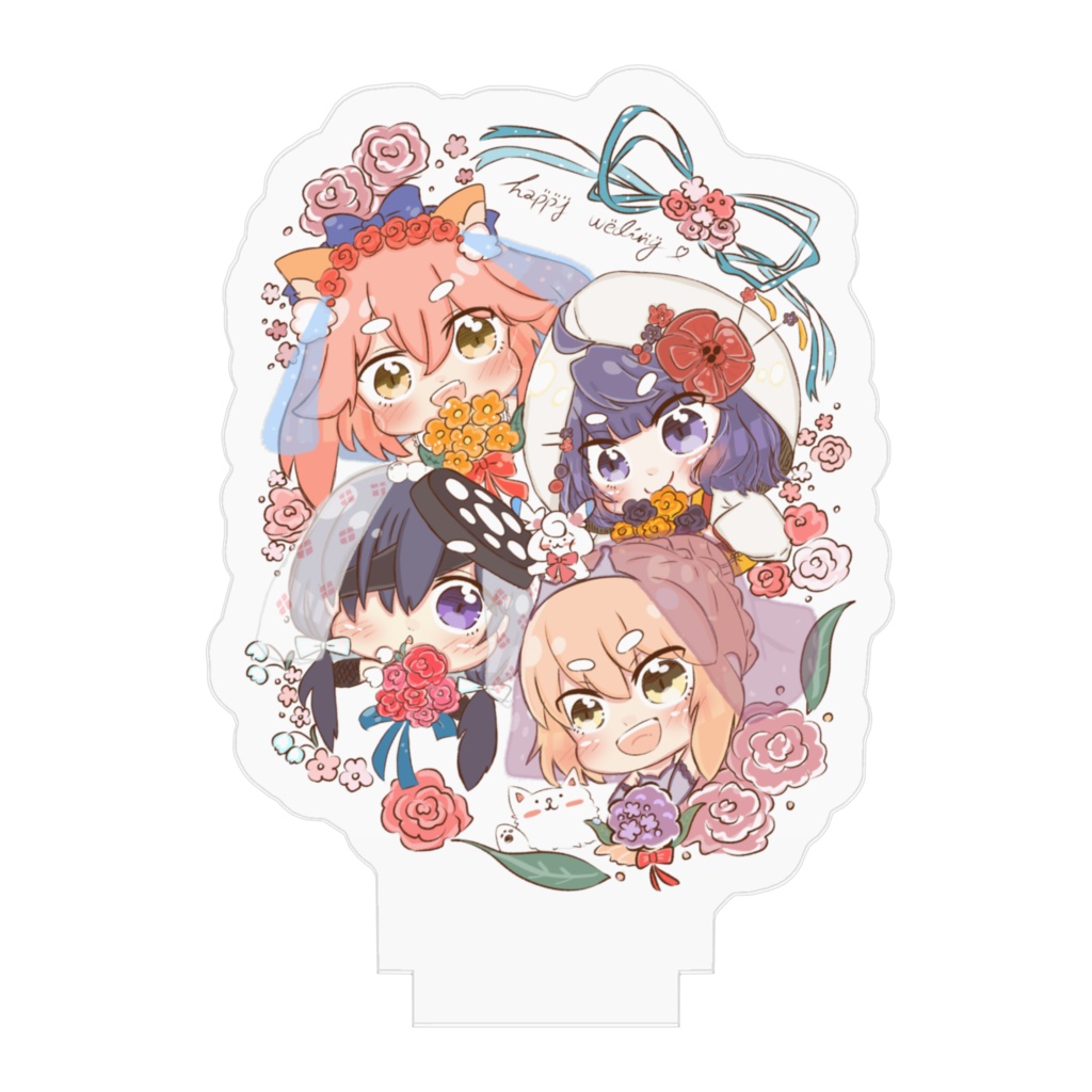 ゆる嫁鯖のアクリルフィギュア