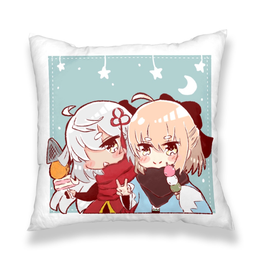 アルトリア顔のほっこりクッションカバー