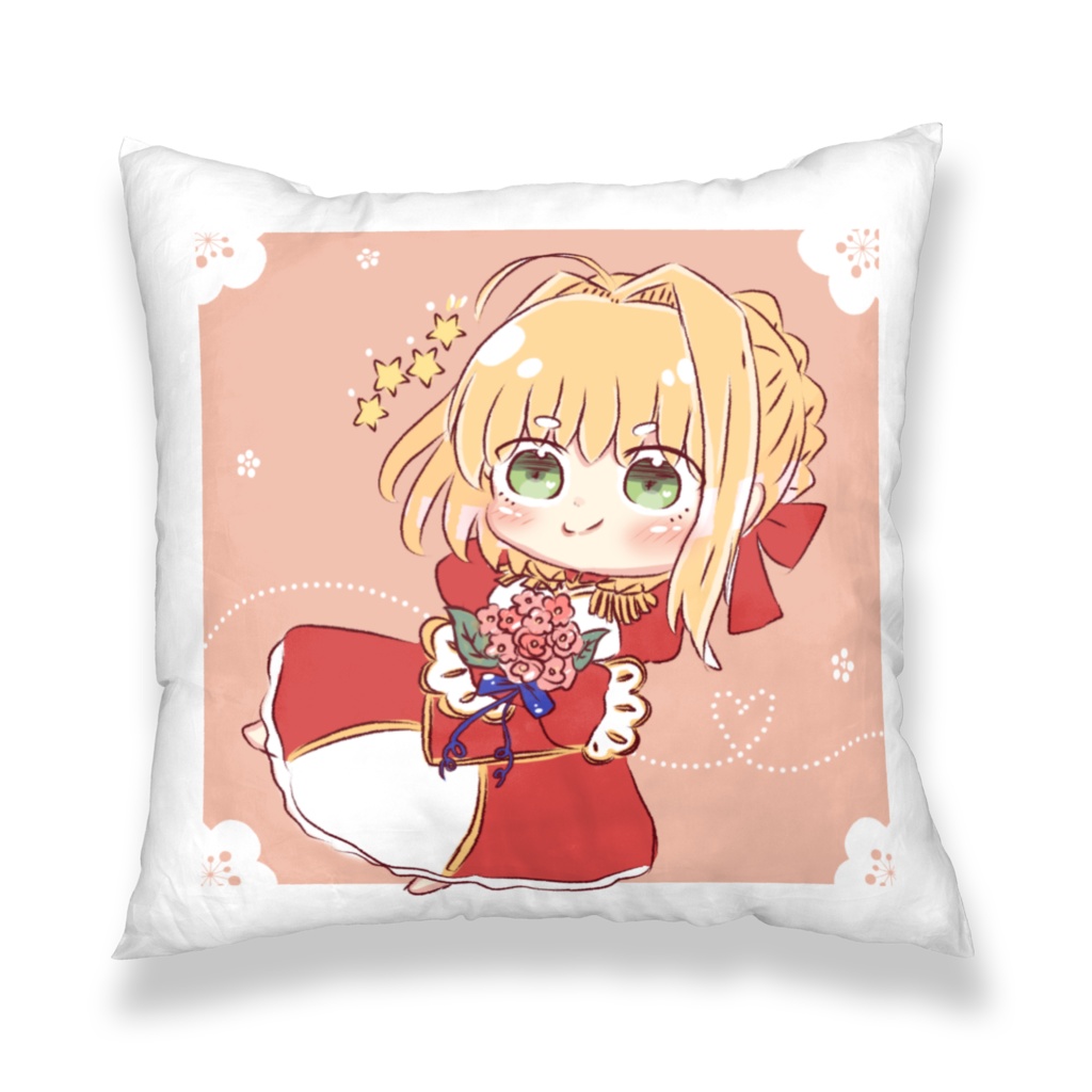 アルトリア顔のほっこりクッションカバー