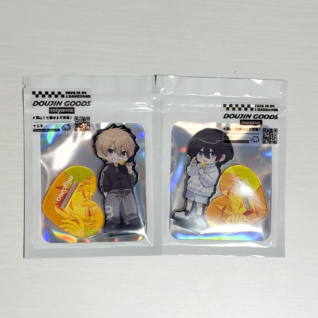 【J庭60】フチなしミニアクスタセット