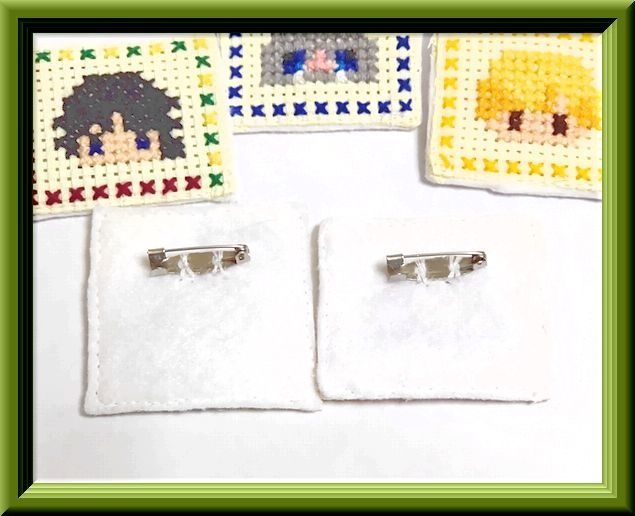 ★【送料無料】鬼滅キャライメージ クロスステッチバッチ 5個セット